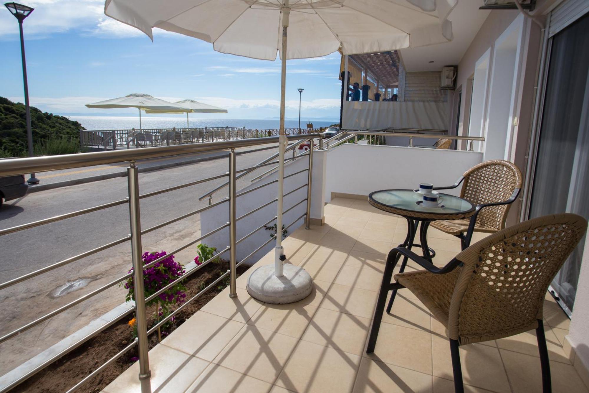 Al Mare Villas Skála Marión Zimmer foto